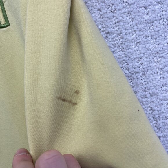 Y2K 00s Oakley Full Zip Sweatshirt Women’s Sz S Yellow / Green VTG Retro Read - Picture 5 of 16